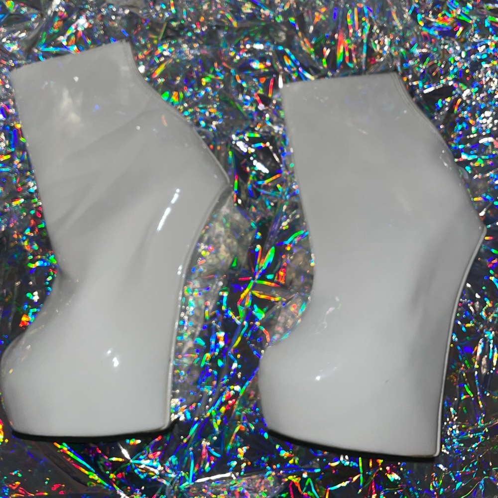 Size 13 Anti Gravity White Wedge heels